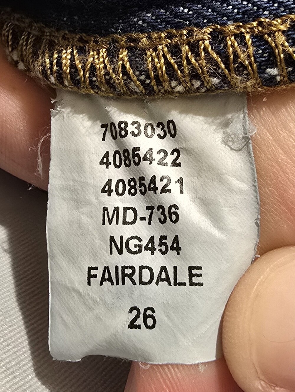 NWOT Madewell The Perfect Vintage Wide-Leg Jean in Fairdale Wash Sz 26 - Picture 11 of 11